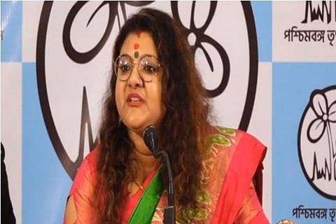 Source: ANI; Sujata Mondal Khan wife of BJP MP Saumitra Khan