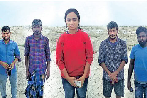 5 Lankans flee TN refugee camp, nabbed on sands of Island nation
