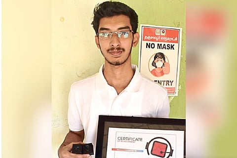 S Riyasdeen with his satellites