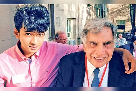 File pic of Naidu with Tata