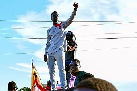 Uganda opposition presidential candidate Bobi Wine arrested, police fire teargas at protesters