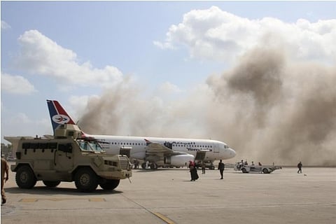 Source: Reuters; At least 22 people were killed and dozens wounded in an attack on Aden airport