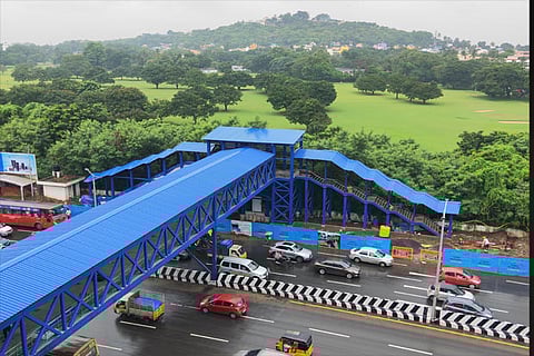 The authorities installed escalators in October last year