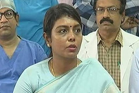 Health Secretary Beela Rajesh