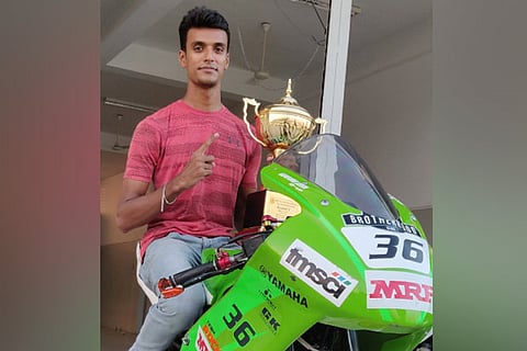 Soorya PM (26), biker