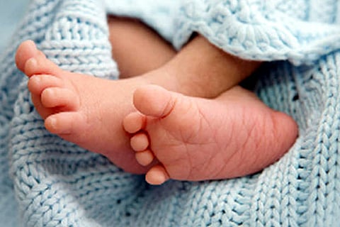 Newborn infected with coronavirus in China