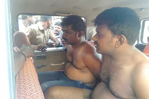 The two men from Bengaluru caught on Friday