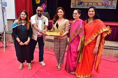Ridhima Pandit returns to school as chief guest on annual day