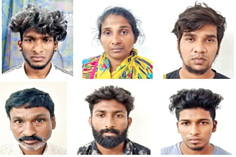 Arunraj, Elizabeth, Daniel, Devaraj, Vimalraj and Prasanth