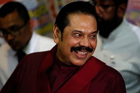 Sri Lankan PM Mahinda Rajapaksa offers prayers at Lord Balaji temple in Tirupati