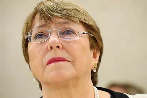 UN rights chief Michelle Bachelet