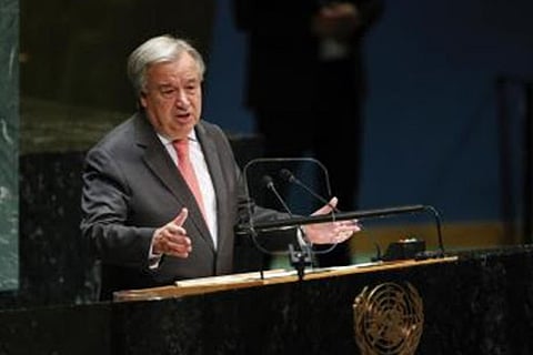 UN Secretary General Antonio Guterres