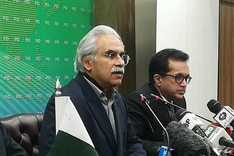 State Health Minister Zafar Mirza