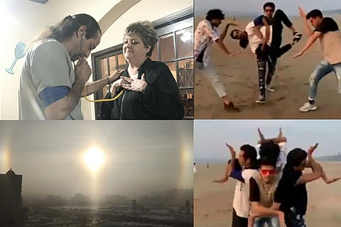Trending in TN: Father gets emotional after hearing his son’s heartbeat in a recipient, Images of five suns in northern China, young men pulling off a dance stunt