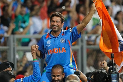 Legendary Tendulkar receives best Laureus sporting moment