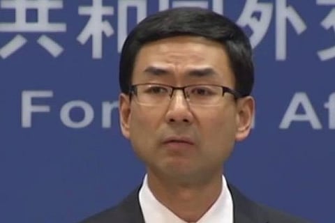 China's Foreign Ministry spokesman Geng Shuang