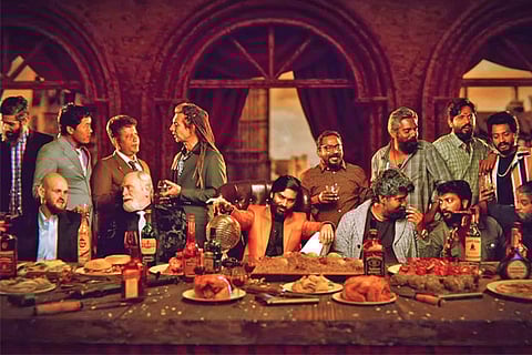 Dhanush’s first look poster based on The Last Supper?