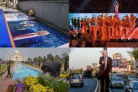 Agra gets a makeover for Trump