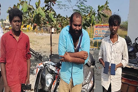 The accused were arrested with the help of CCTV