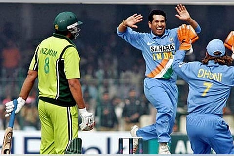 Inzamam said that Tendulkar's bowling abilities were another proof of his genius. ( Twitter Photo)