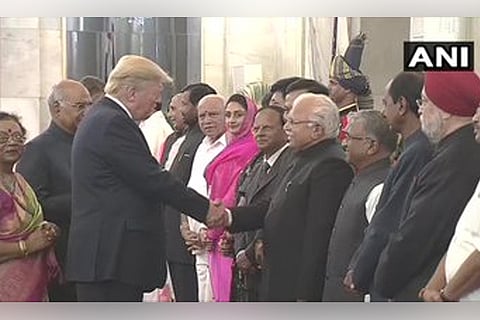 Trumps at Rashtrapati Bhavan