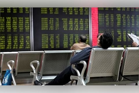 Lacklustre stock market (Courtesy: Reuters)