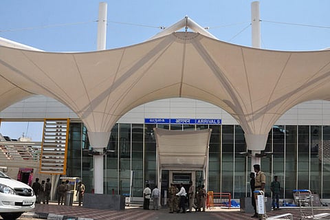 Passengers arriving from abroad are strictly checked at the Coimbatore airport for corona symptoms