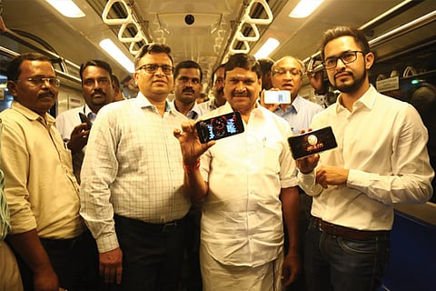 Minister MC Sampath at the launch of SugarBox