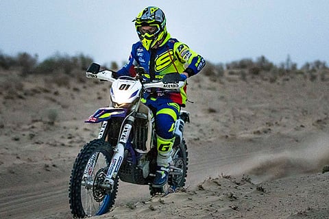 Adrien replaces Michael in TVS squad for Dakar Rally