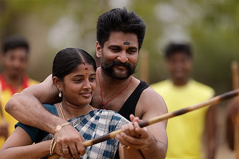 A still from the movie Draupathi