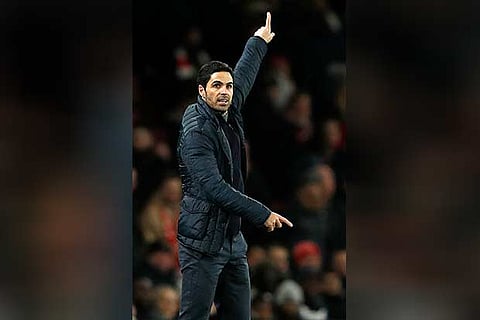 Arsenal coach Mikel Arteta