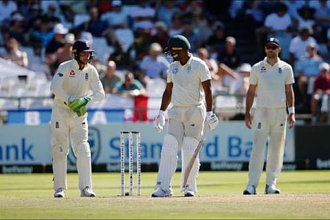 Buttler involving in a verbal altercation with Vernon Philander during the match.Image Courtesy: AFP