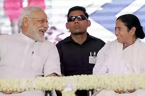 Narendra Modi and Mamata Banerjee