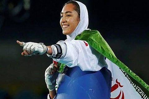 Iran's only female Olympic medallist says she's defected