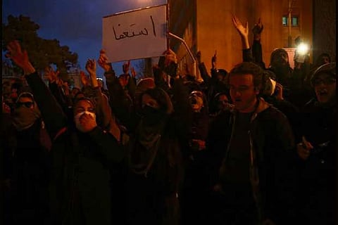 'Our enemy is here': Iran protesters demand that leaders quit after plane downed