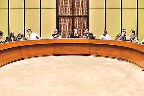 Opposition leaders discuss the current political situation following widespread protests