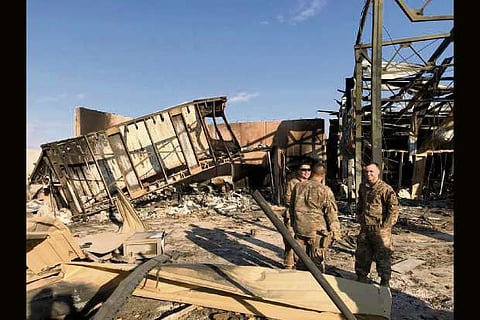 2 rockets hit military base housing US troops near Baghdad