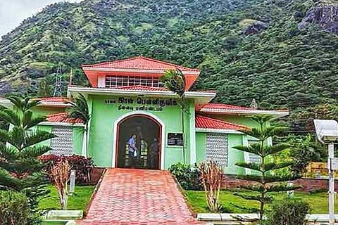 Memorial of John Pennycuick at Lower Camp in Theni district