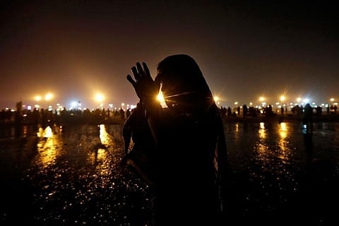 Millions hit Ganga Sagar for holy dip