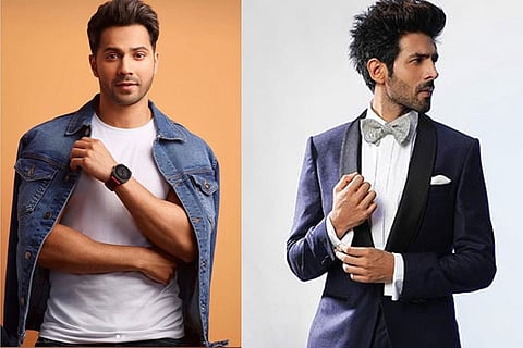 Take inspiration from Varun Dhawan?s denim jacket look for a house party; Kartik Aaryan