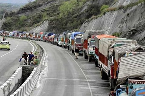 Jammu-Srinagar highway reopened for one-way traffic