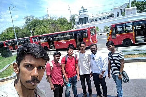 Driving force: Members of the Facebook group