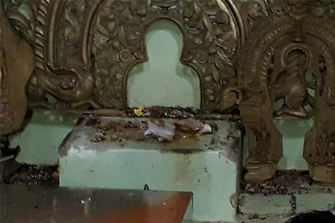 The Jain temple in Thanjavur from where the idols were stolen