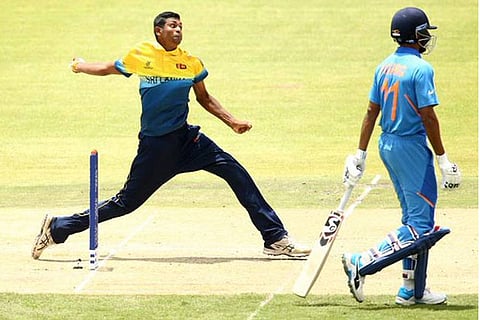 Pathirana in action, Image courtesy: Twitter