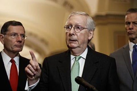 McConnell unveils draft schedule for Trump impeachment trial