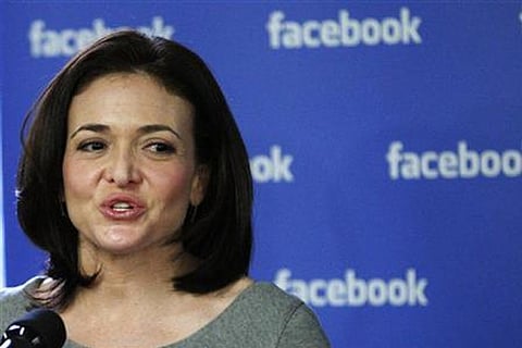 Facebook COO Sheryl Sandberg, Image courtesy: Reuters