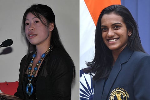 Mary Kom and PV Sindhu