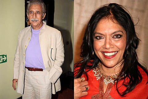 Naseeruddin Shah and Mira Nair