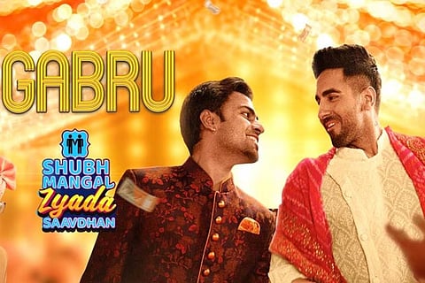 Ayushmann locks lips with Jitendra Kumar in 'Gabru' song