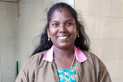 R Bhagyalakshmi (35), Auto driver